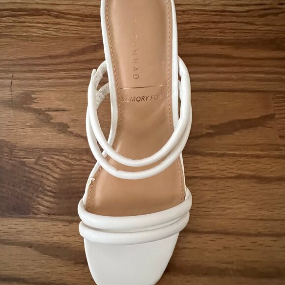 Lauren Conrad Memory Foam White Sandals - Size 5.5 M - New! - Picture 8 of 8